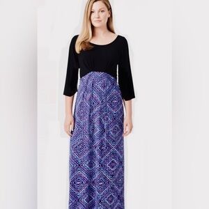 Bob Mack is geometric maxi dress size small sp